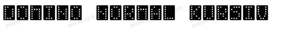 Domino normal kursiv字体转换